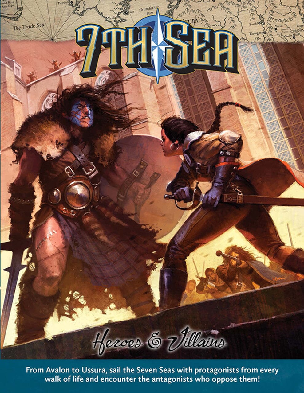 7th Sea 2nd Edition: Heroes & Villains [Role-playing Games] - Image 2