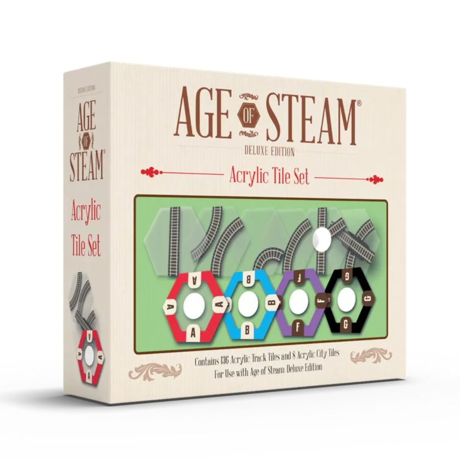 Age of Steam: Deluxe Edition – Acrylic Tile Set