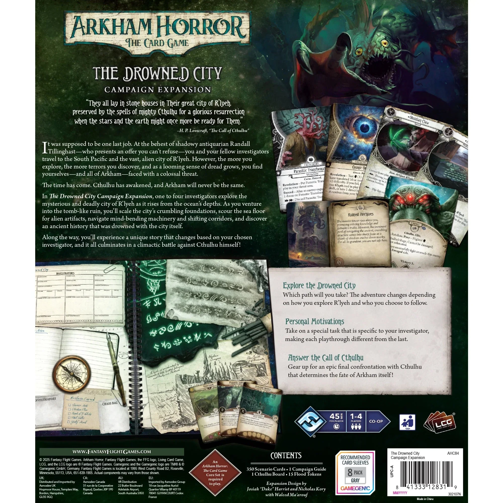 Arkham Horror LCG: The Drowned City Campaign Expansion - Image 2