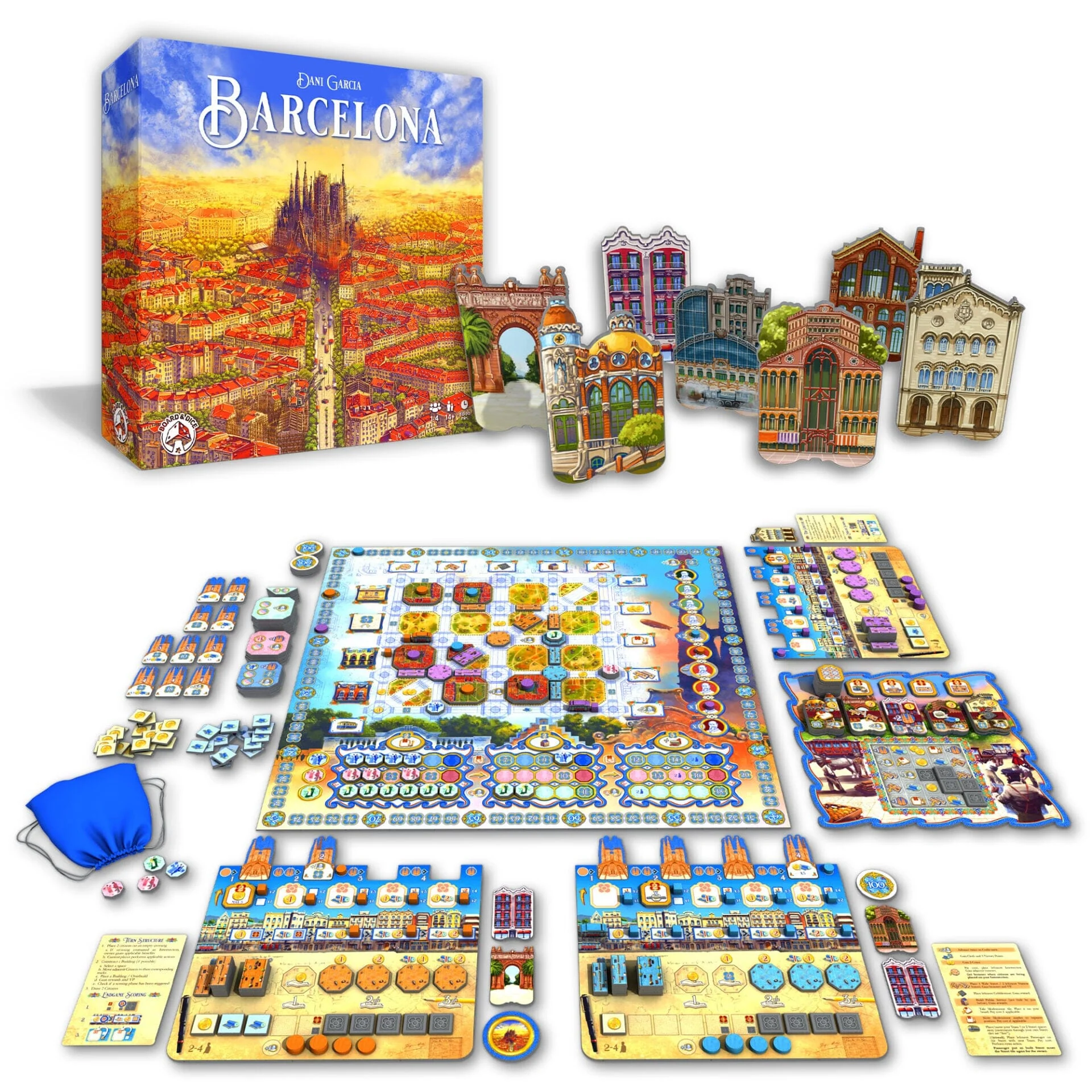 Barcelona - tile laying worker placement board game - Image 2