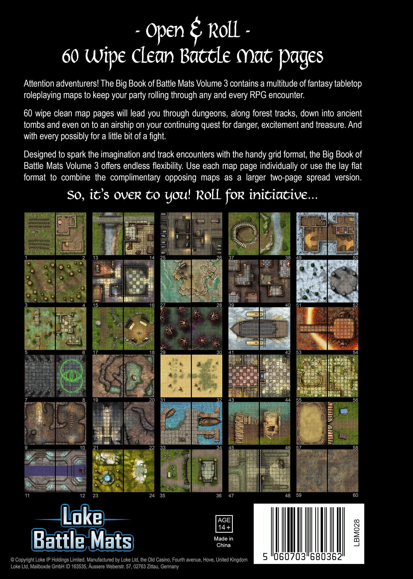 Big Book of Battle Mats Vol 3 - 12X9" A4 - Image 2