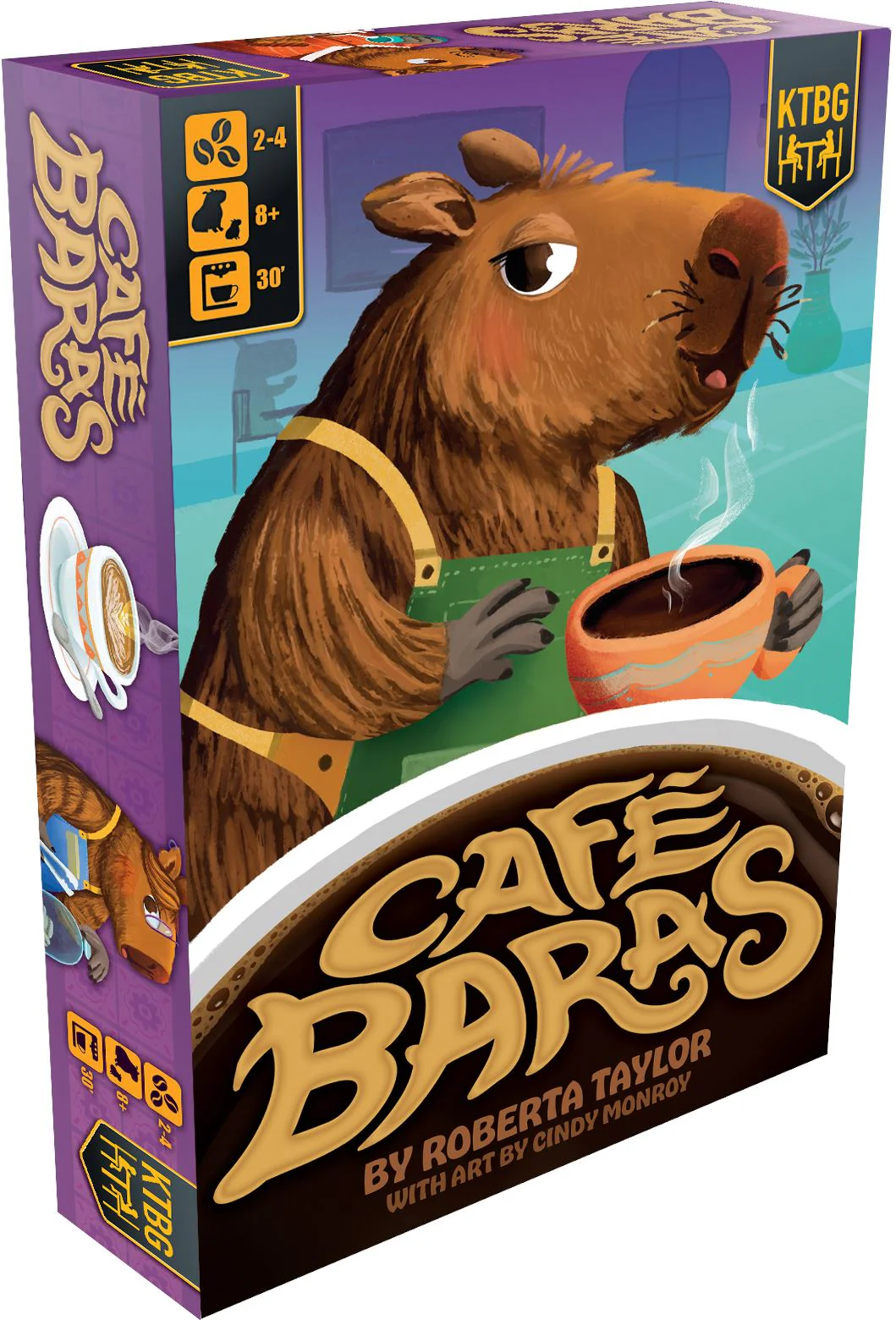 Café Baras with Micro Expansion Promo - set collection tableau card game