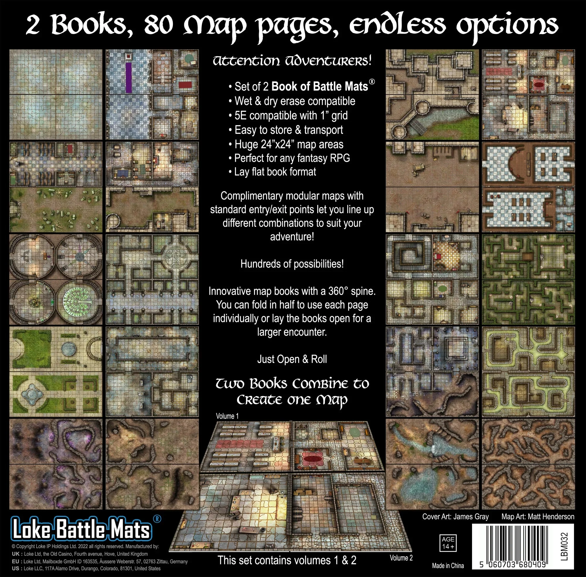 Castles, Crypts and Caverns Books of Battle Mats - Image 2