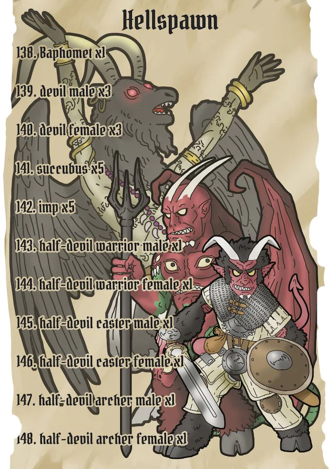 Chronica Paper Legends Issue 1 - Paper Miniatures - Image 11