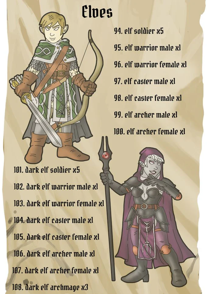 Chronica Paper Legends Issue 1 - Paper Miniatures - Image 5