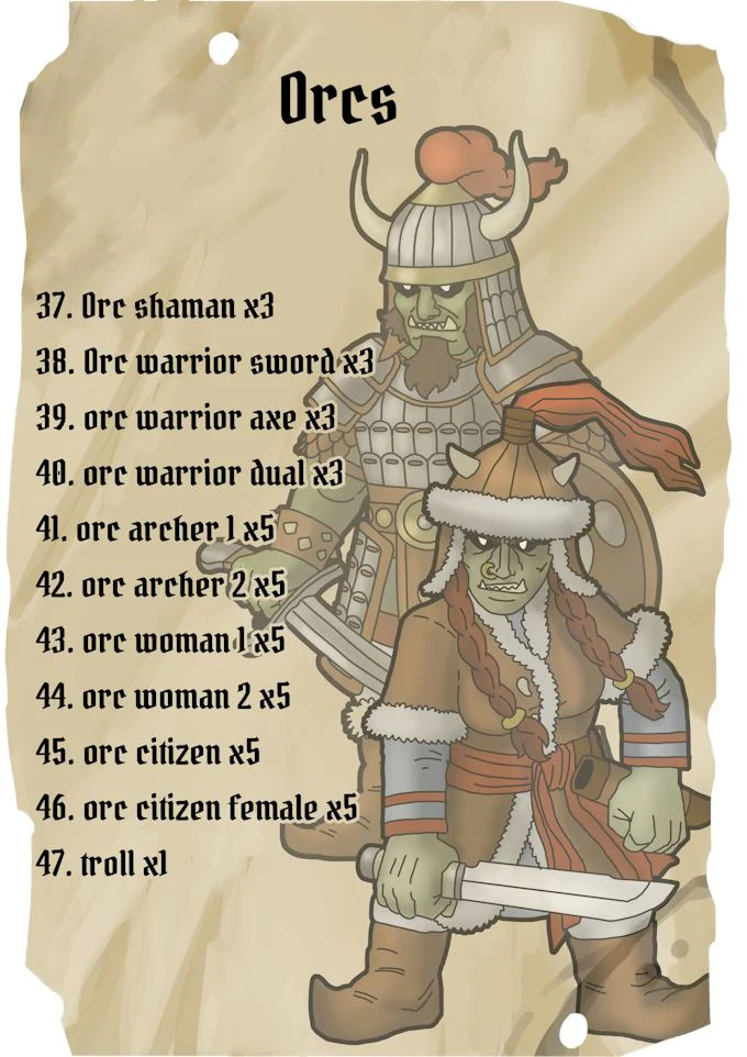 Chronica Paper Legends Issue 1 - Paper Miniatures - Image 6