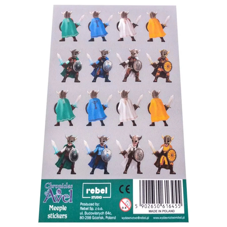 Chronicles of Avel: Meeple Stickers Promo