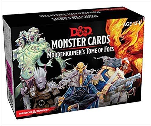 D&D Mordenkainen's Tome of Foes Card Deck