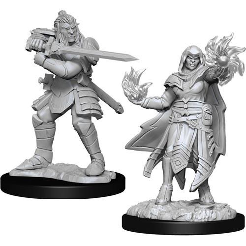 D&D Nolzurās Marvelous Unpainted Miniatures: Hobgoblin Fighter & Wizard