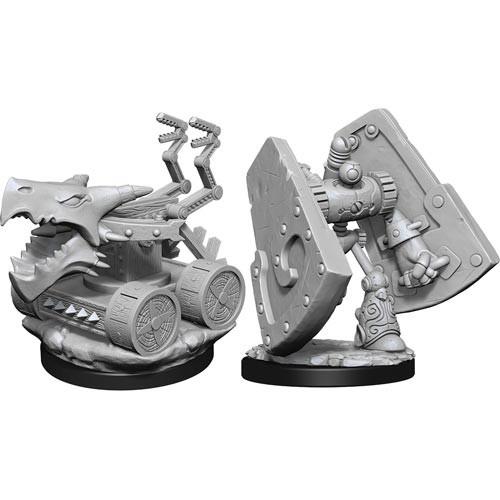 D&D Nolzur’s Marvelous Unpainted Miniatures: Stone Defender & Oaken Bolter