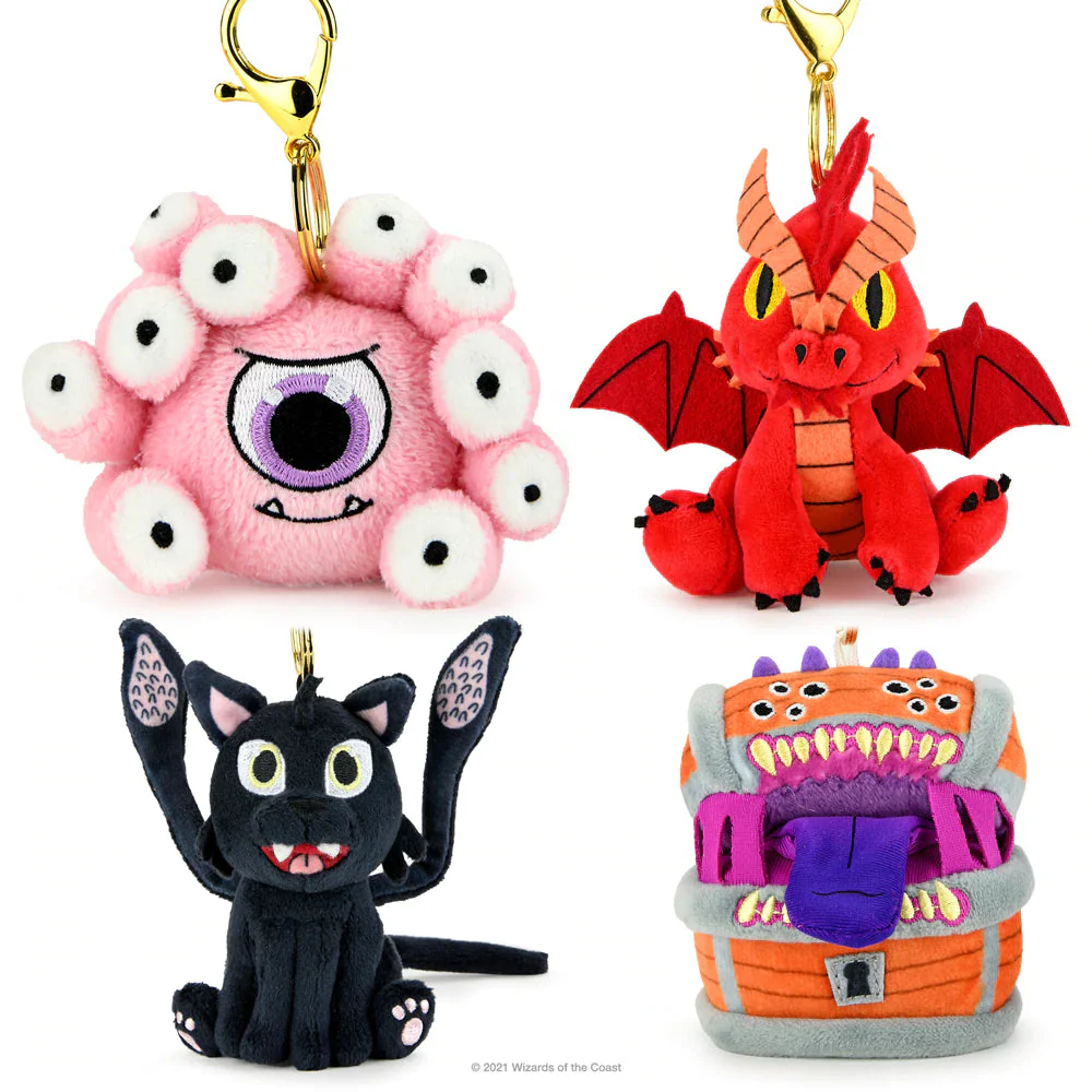 D&D Plush Charms Keychain Wave 1