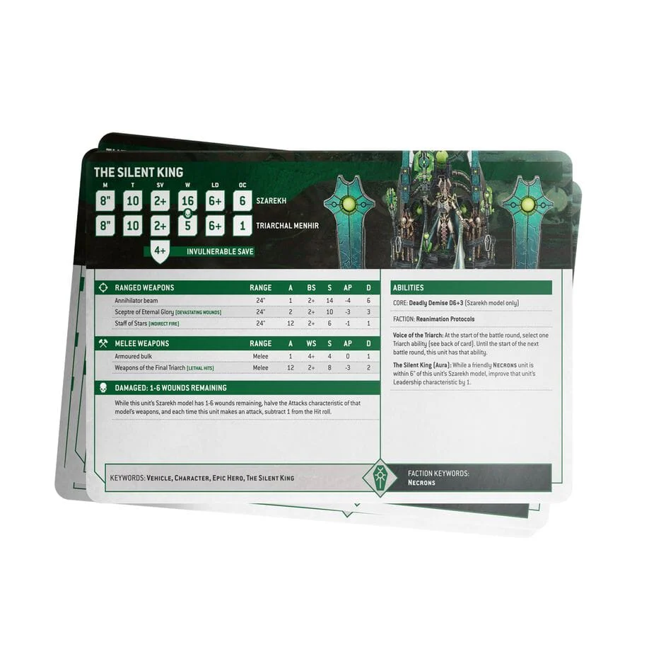 Datasheet Cards: Necrons - Image 2