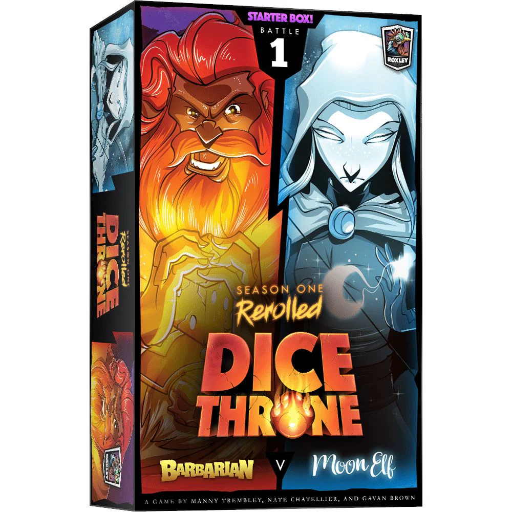Dice Throne: Season One Rerolled - Battle 1 - Barbarian v. Moon Elf