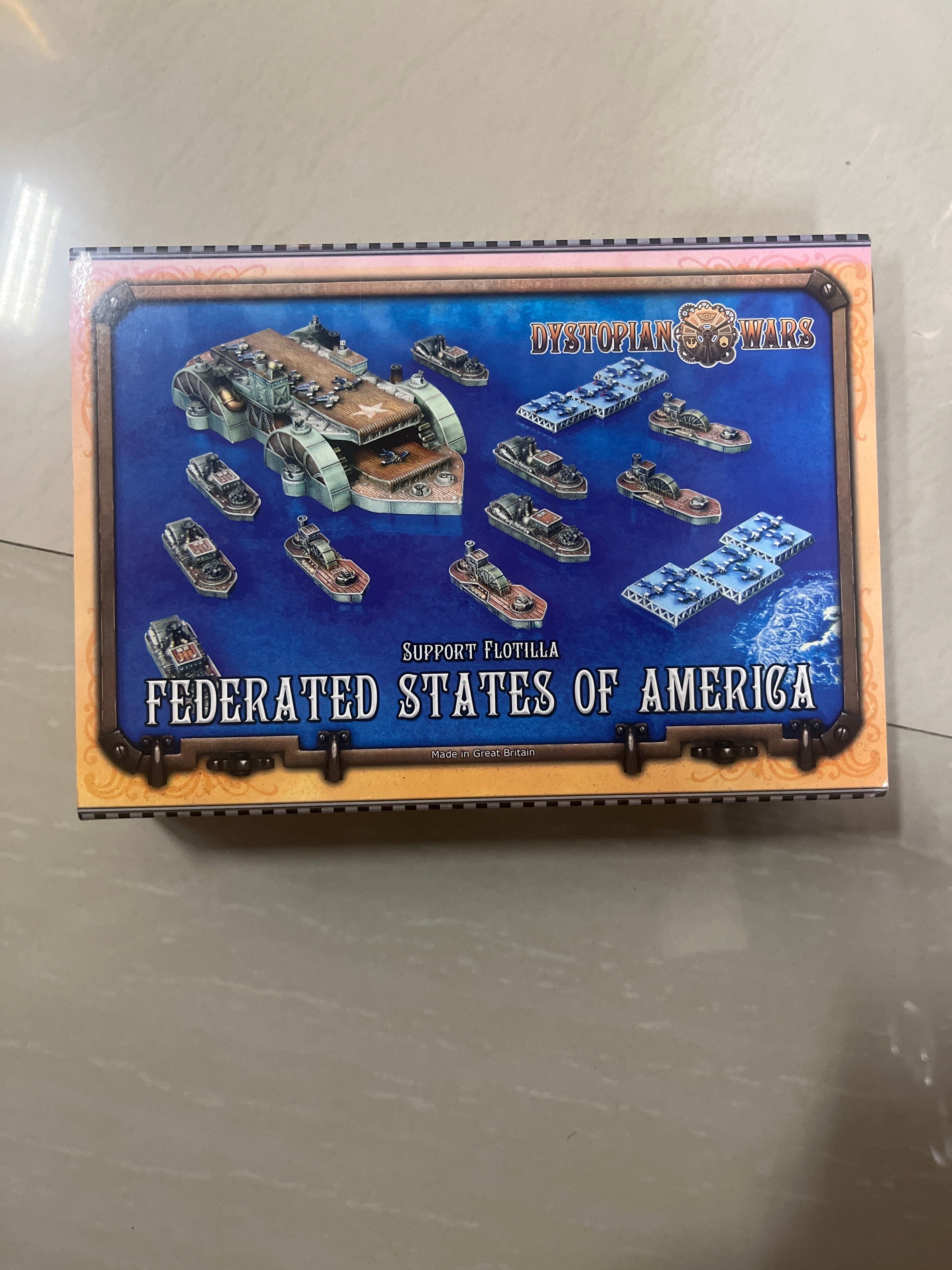 Dystopian Wars: Federated States of America Support Flotilla