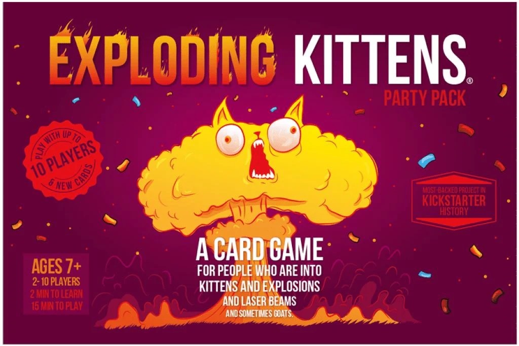 Exploding Kittens Party Pack card game