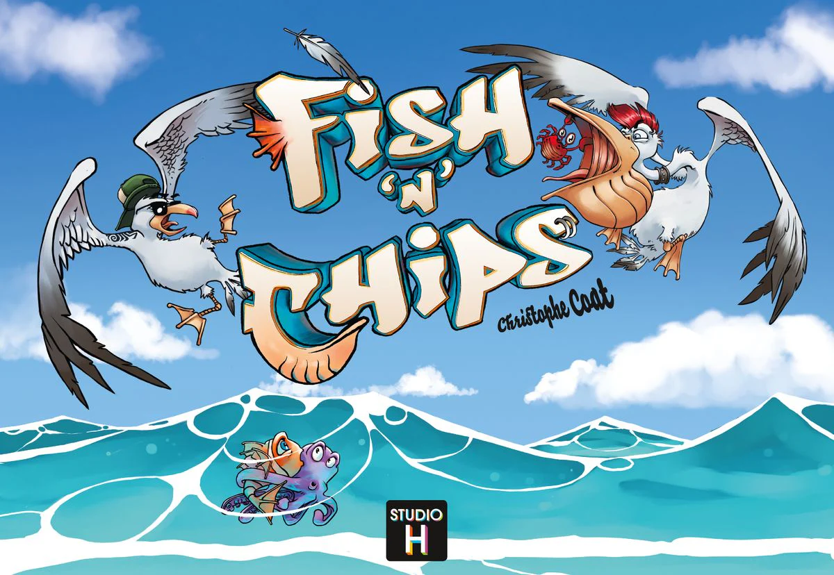 Fish 'n' Chips the dexterity board game by Studio H