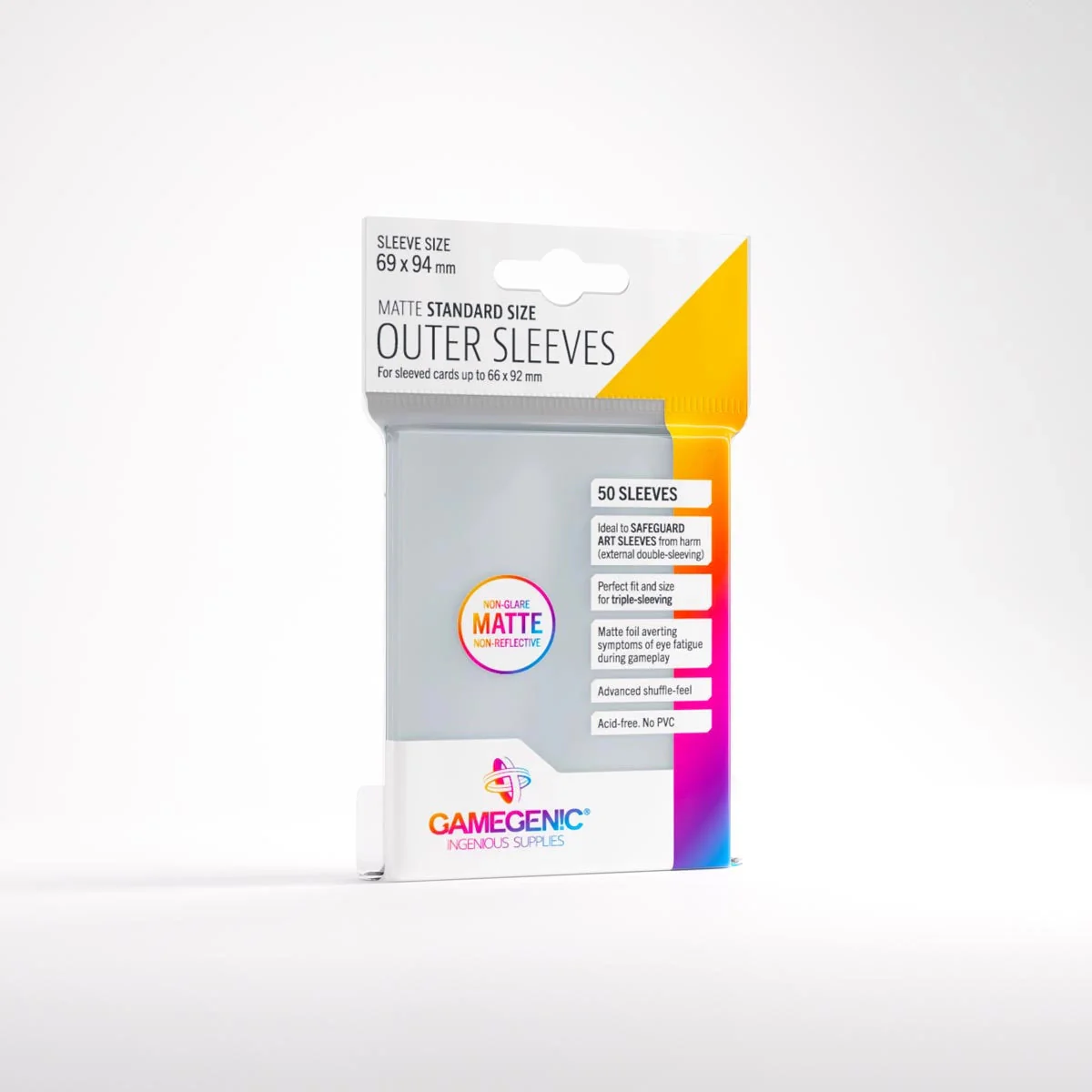 Gamegenic Matte Outer Sleeves Standard Size