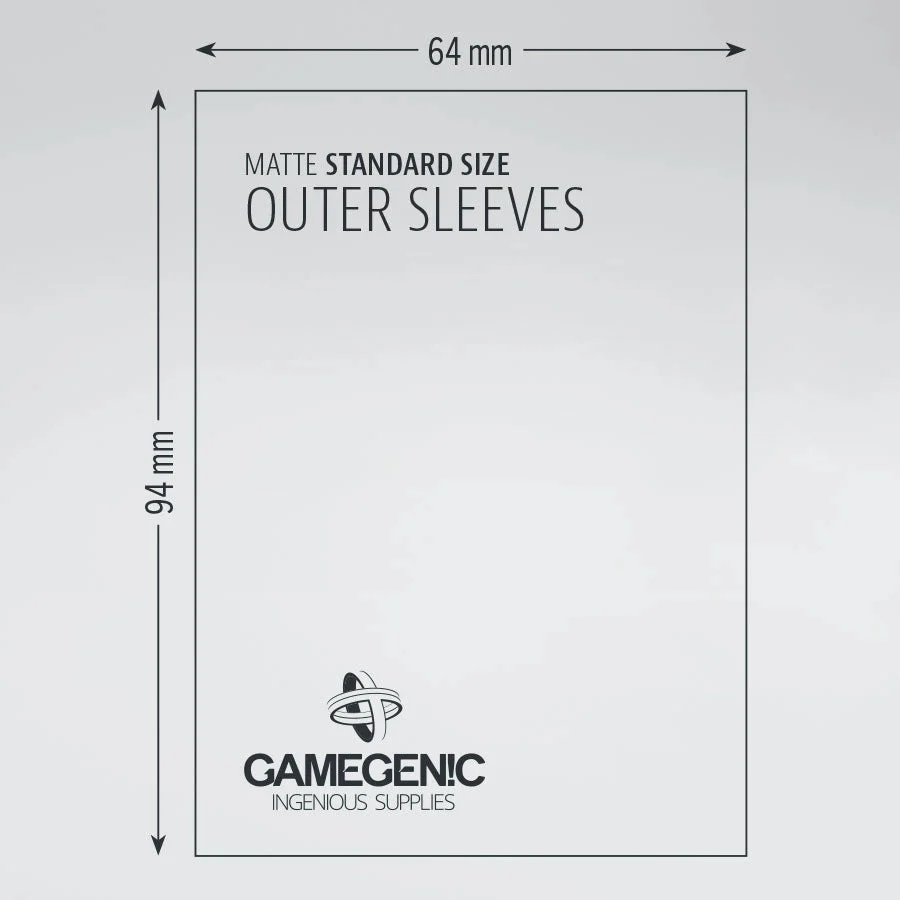 Gamegenic Matte Outer Sleeves Standard Size - Image 3