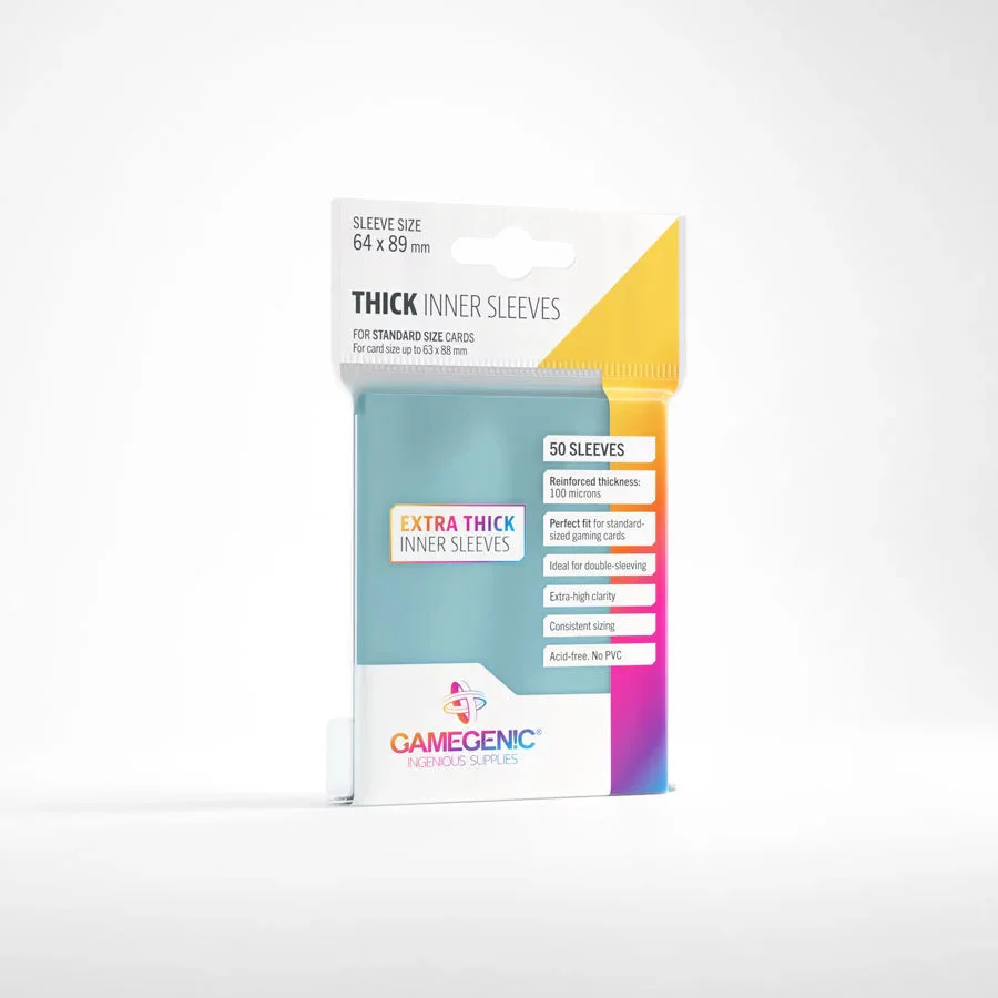 Gamegenic Thick Inner Sleeves 64x89