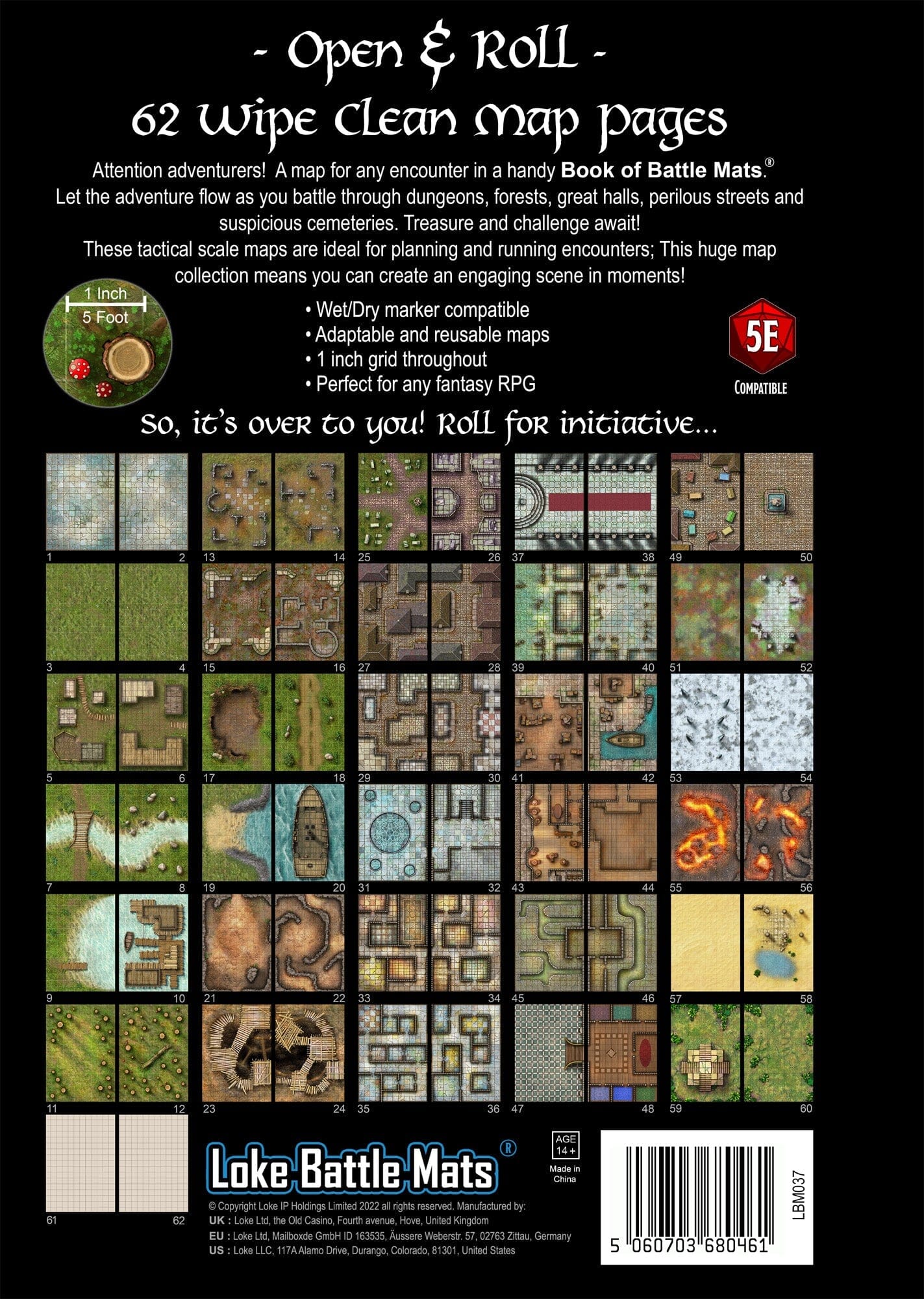 Giant Book of Battle Mats Revised - 12X16" A3 - Image 2