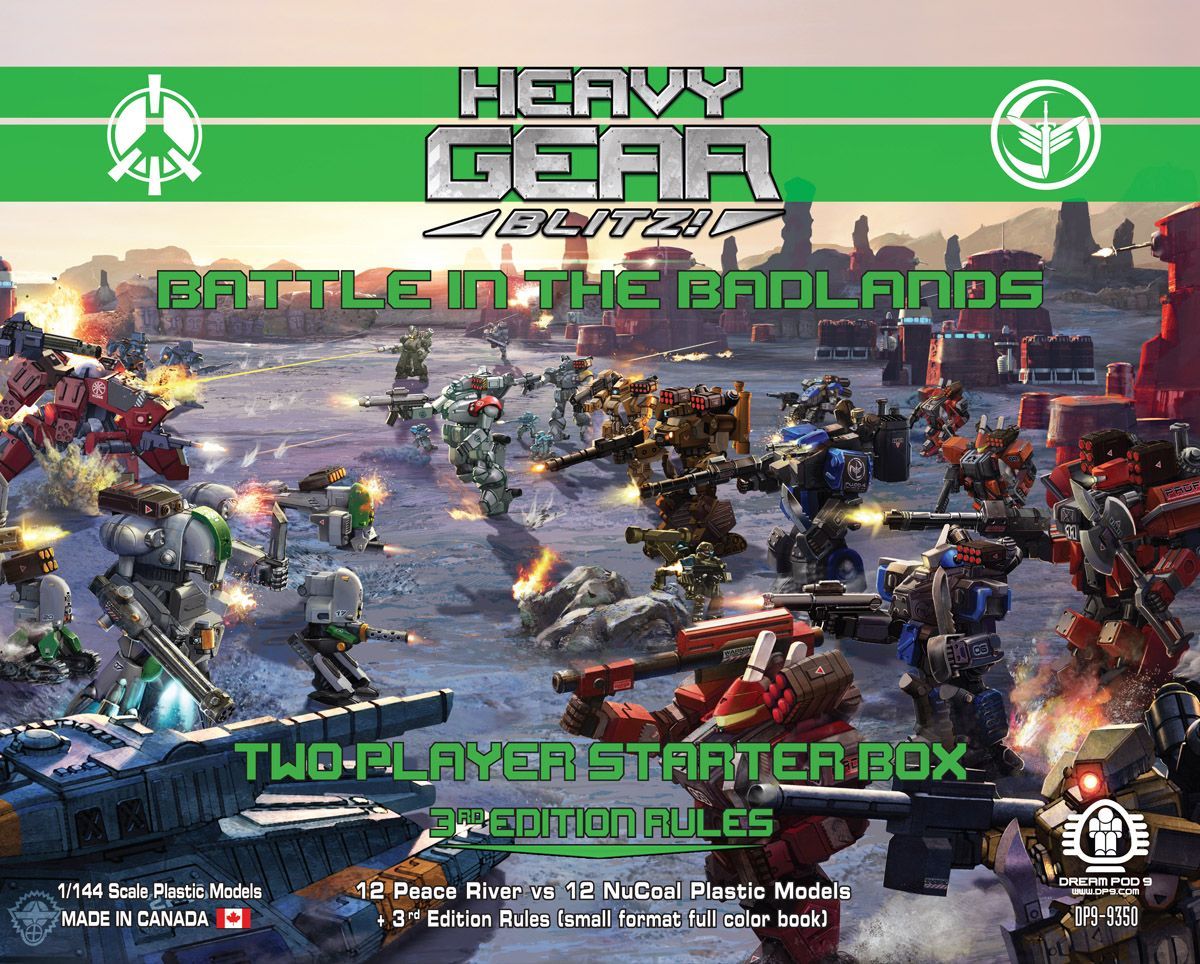 Heavy Gear Blitz: Battle in the Badlands 2 Player Starter Box