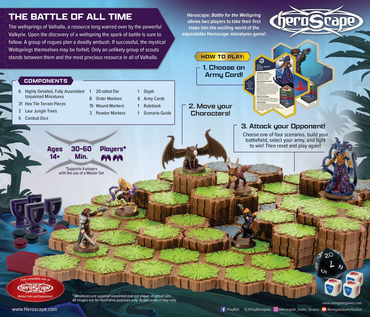 Heroscape: Battle for the Wellspring Battle Box - Image 2