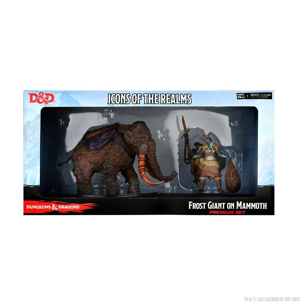 Icons of the Realms: Snowbound - Frost Giant and Mammoth Premium Set