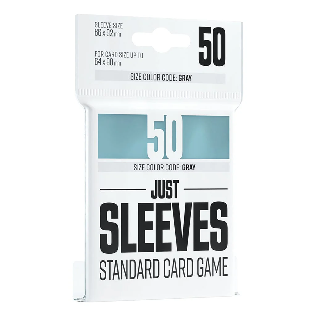Just Sleeves Standard Card Game Clear 66 x 92 MM (50 sleeves)