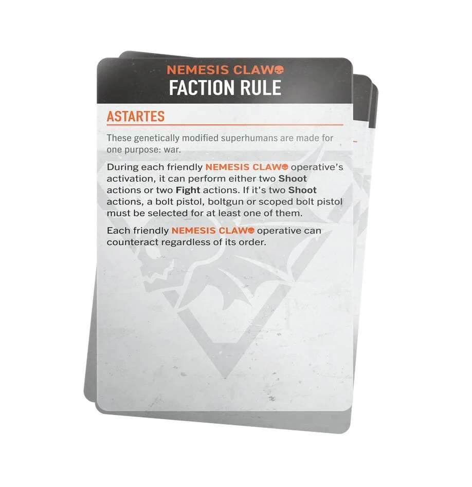 Kill Team: Datacards - Nemesis Claw - Image 2