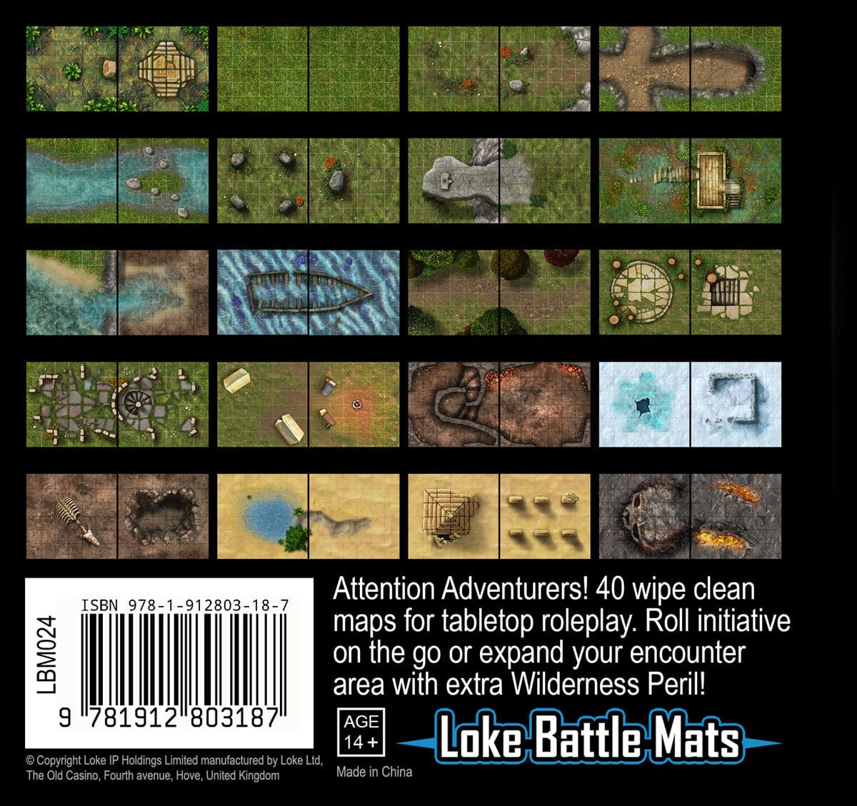 Little Book of Battle Mats - Wilderness Edition 6x6" - Image 2