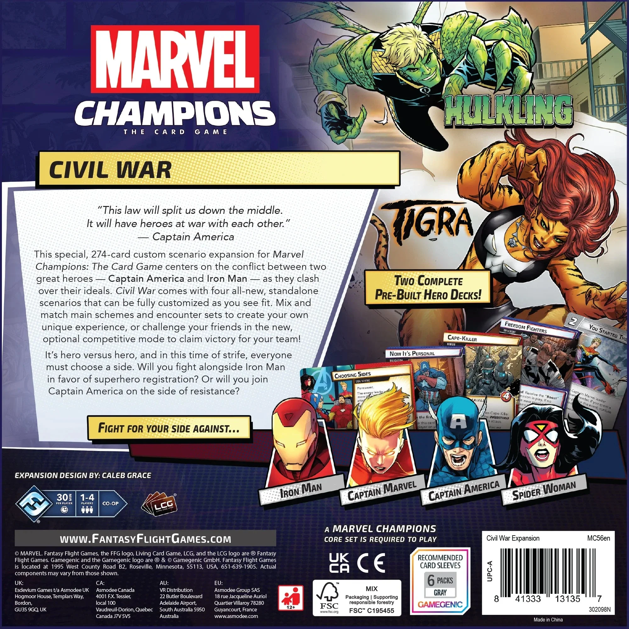 Marvel Champions LCG: Civil War Expansion - Image 2