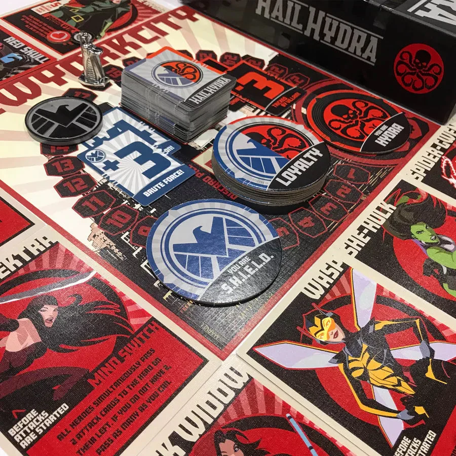 Marvel Hail Hydra Board Game - Image 2