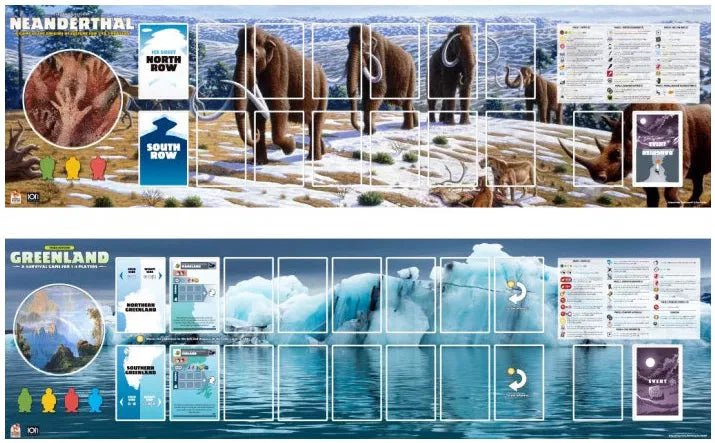 Neanderthal/Greenland: Double-sided Gameboard - Image 2