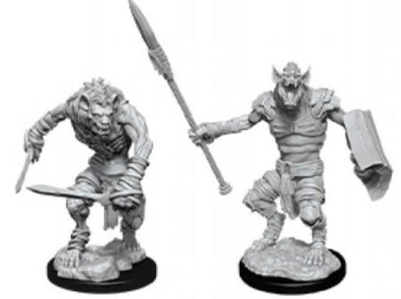 Nolzur's Marvelous Miniatures: Gnoll & Gnoll Flesh Gnawer