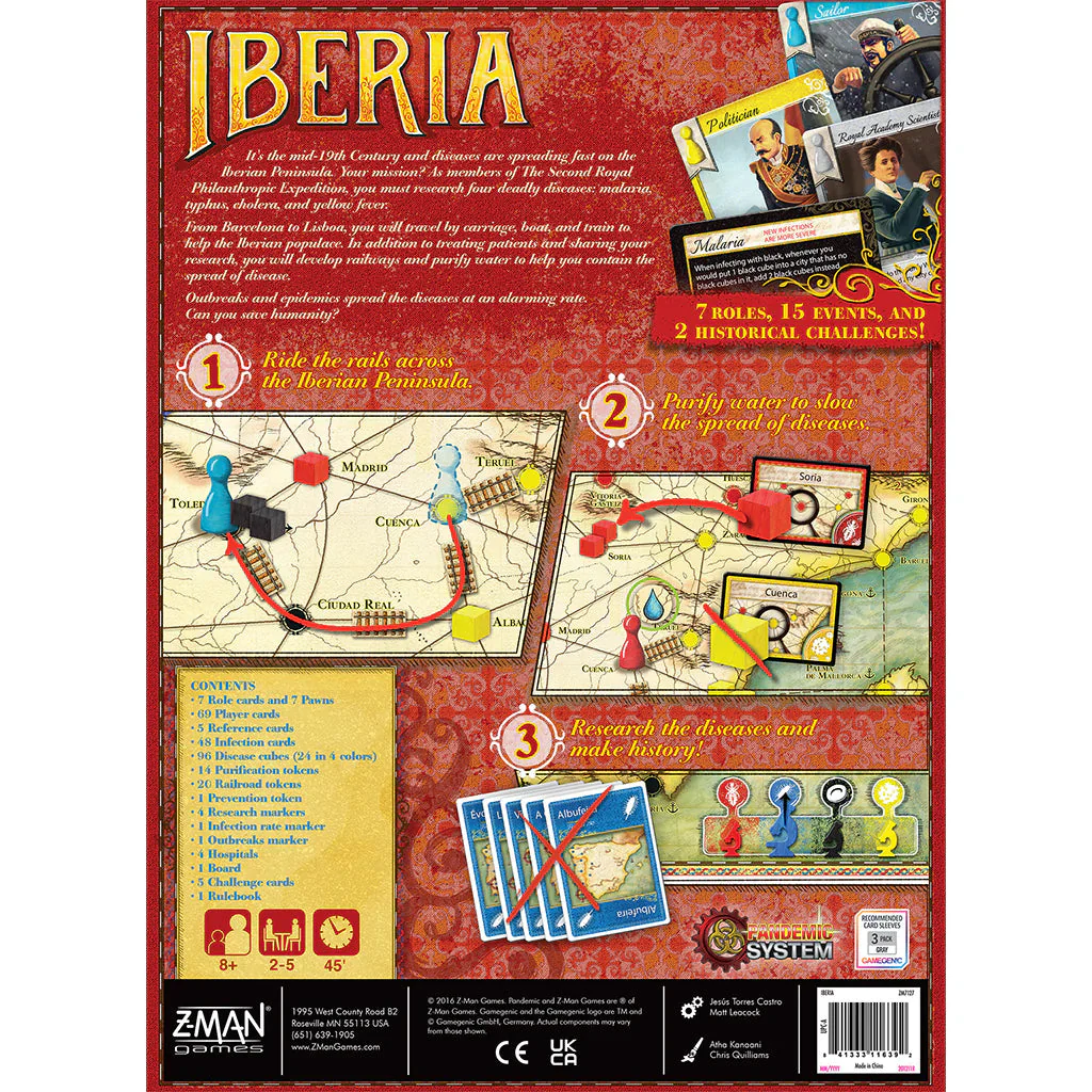 Pandemic: Iberia - strategy board game - Image 2