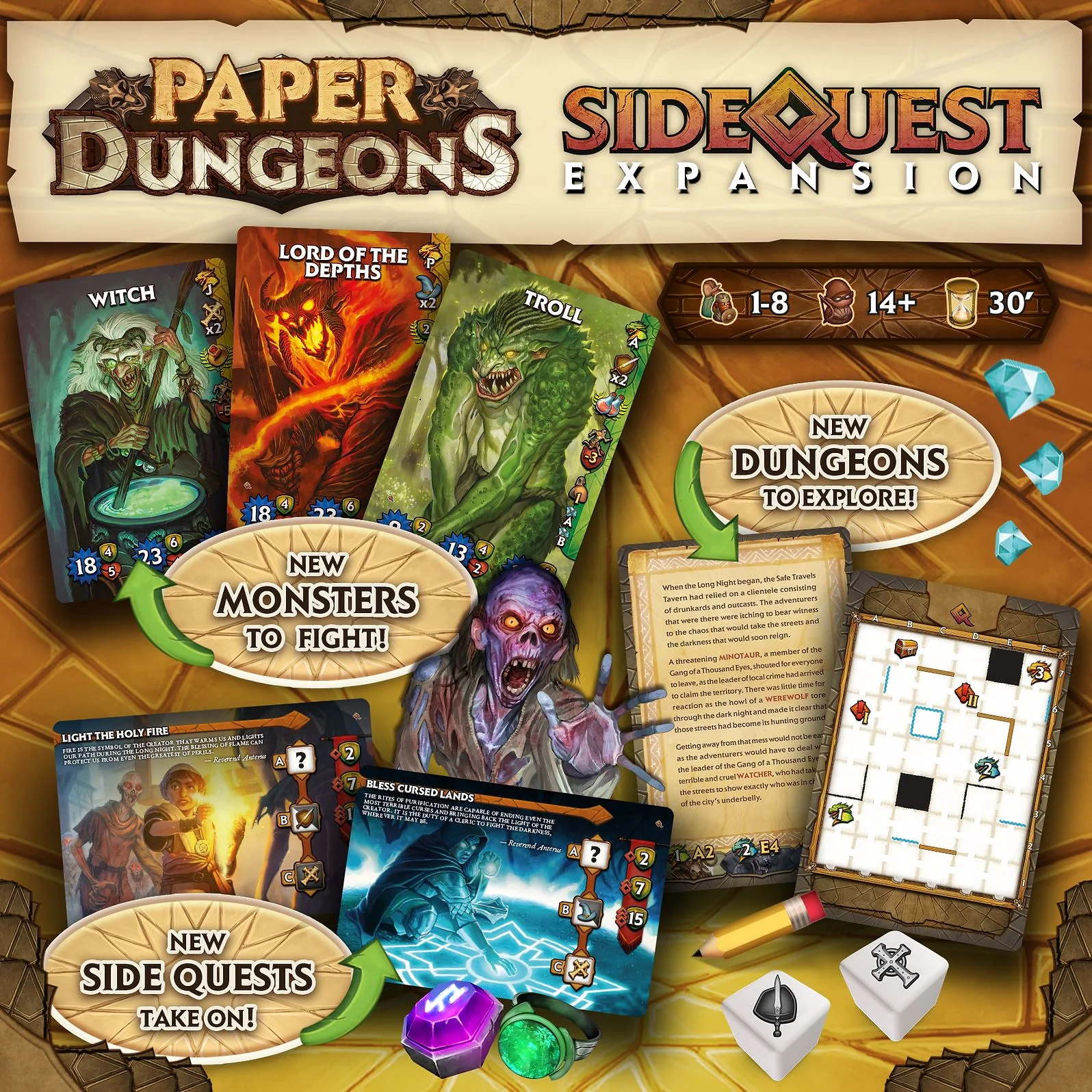 Paper Dungeons: Side Quest Expansion - Image 2