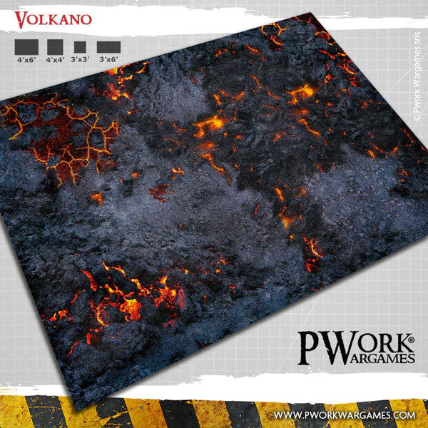PWork Wargames Neoprene Gaming Mat 3x6