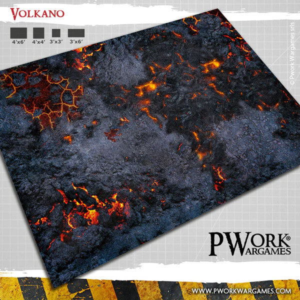 PWork Wargames Neoprene Gaming Mat 4x6