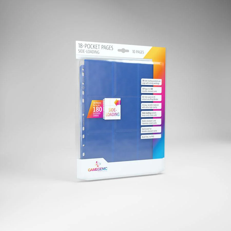 Gamegenic 18-Pocket Pages Side-Loading 10 Pages - Image 3
