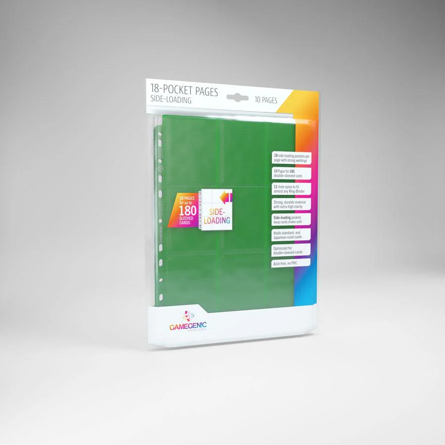 Gamegenic 18-Pocket Pages Side-Loading 10 Pages - Image 4