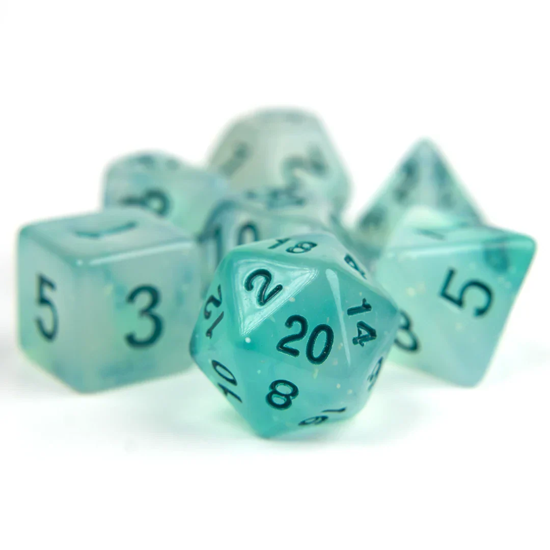Sirius Dice Set - Frosted Glowworm Dice Set
