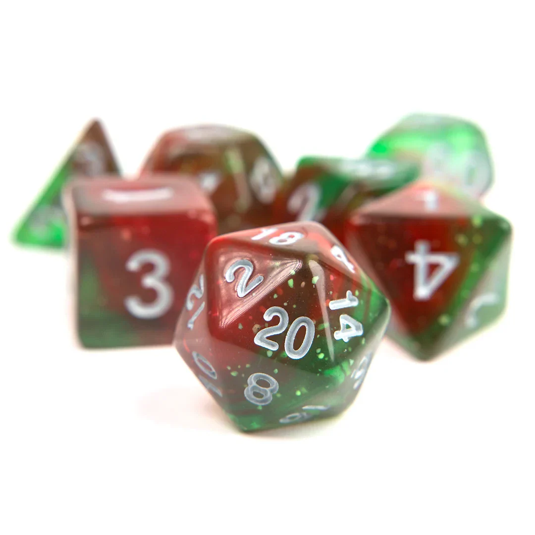 Sirius Dice Set - Lotus Glowworm Dice Set