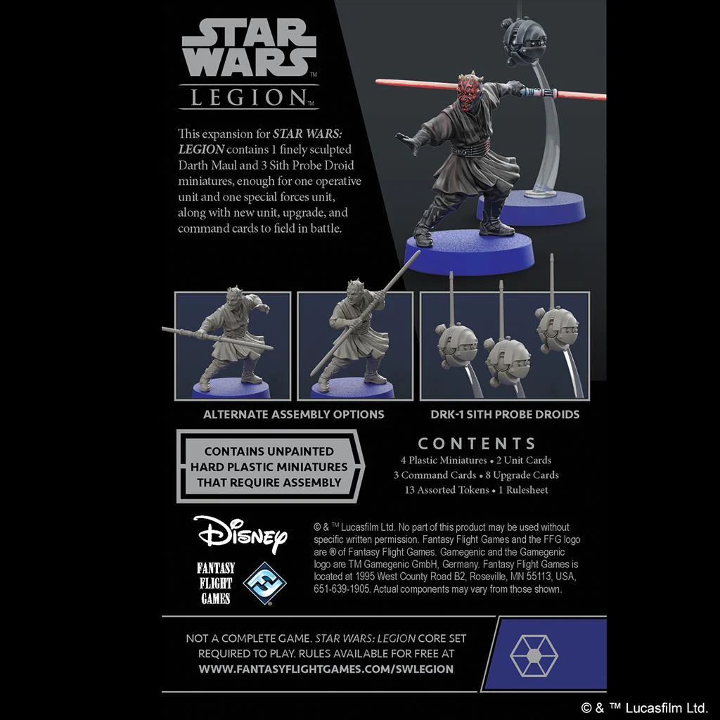 Star Wars Legion: Darth Maul and Sith Probe Droids Expansion - Image 2