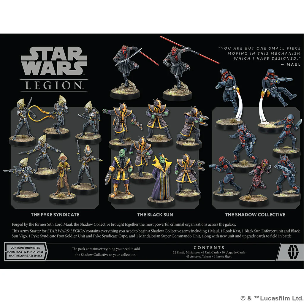 Star Wars: Legion - Shadow Collective Mercenary Starter - Image 2