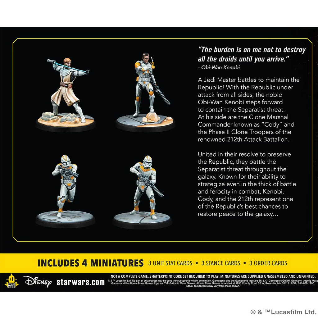 Star Wars: Shatterpoint Hello There: General Obi-Wan Kenobi Squad Pack - Image 2