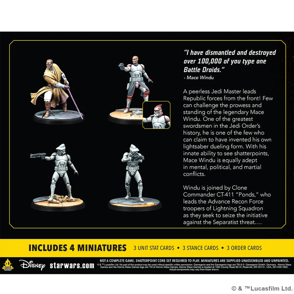 Star Wars: Shatterpoint - This Party's Over: Mace Windu Squad Pack - Image 2