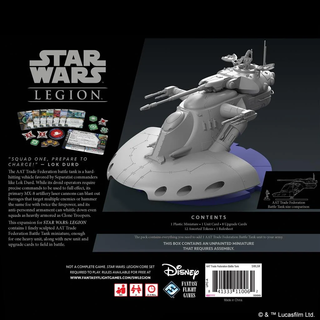 Star Wars: Legion - AAT Trade Federation Battle Tank Unit Expansion - Image 2