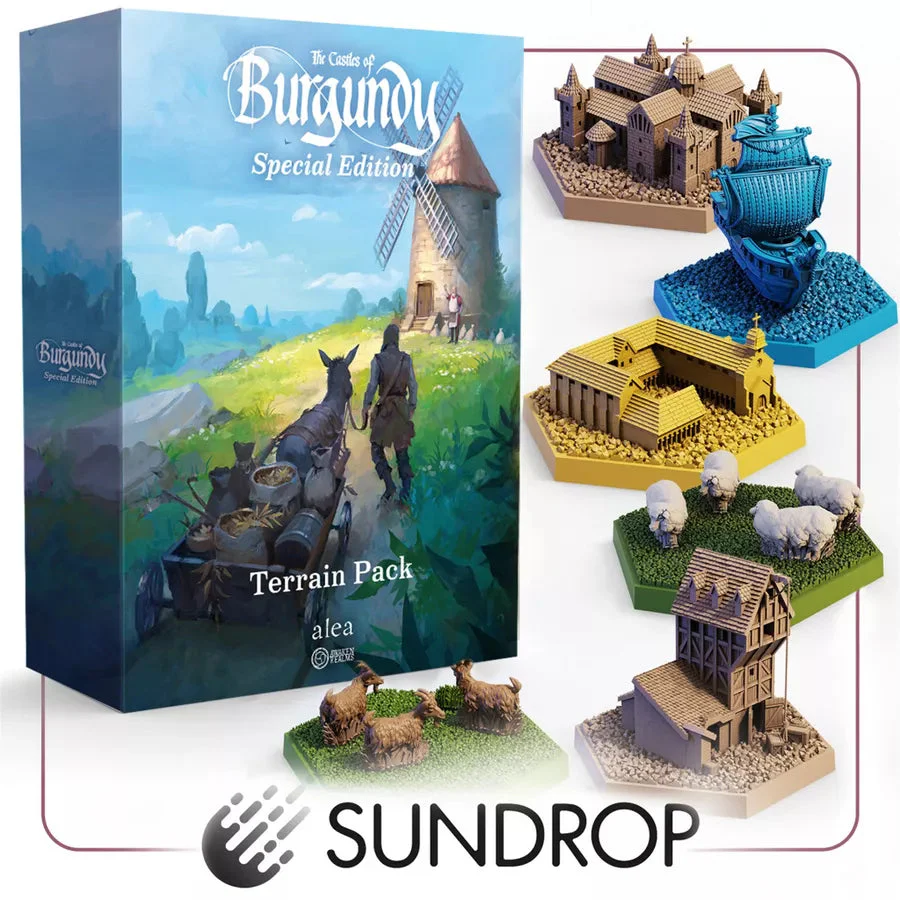 The Castles of Burgundy: Special Edition – 3D Terrain Pack
