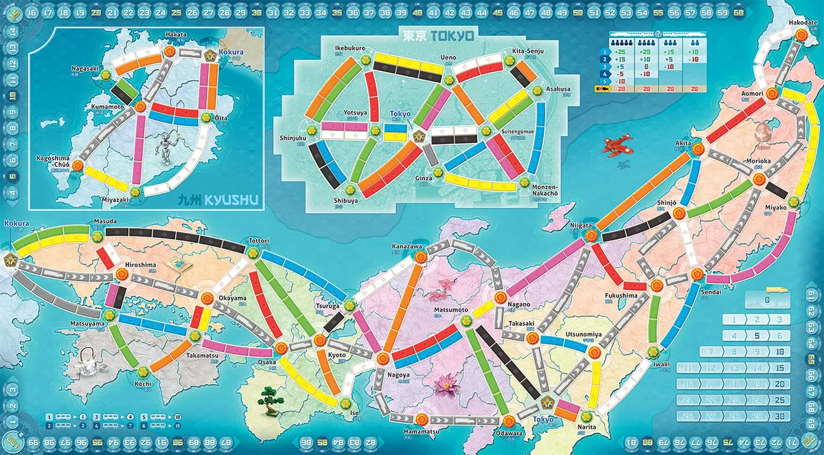 Ticket to Ride Map Collection 7: Japan & Italy Expansion - Image 2