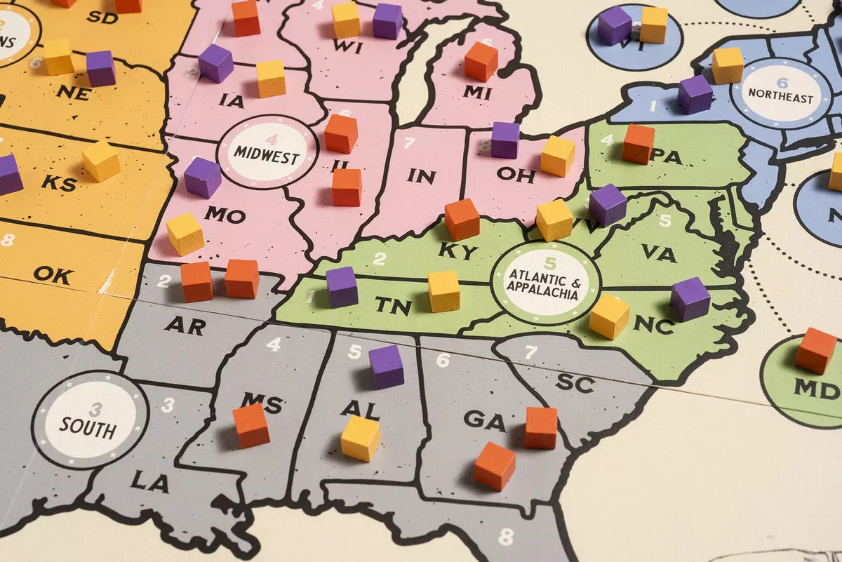 Votes for Women - area majority board game - Image 2